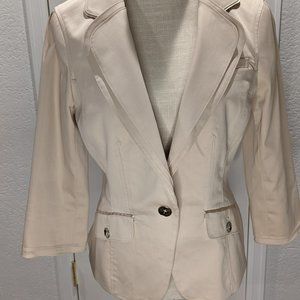 White/Black Market Blazer Size 6